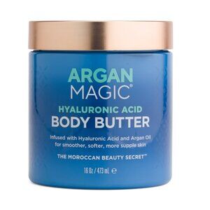 ARGAN MAGIC multi 16oz Hyaluronic Acid Body Butter